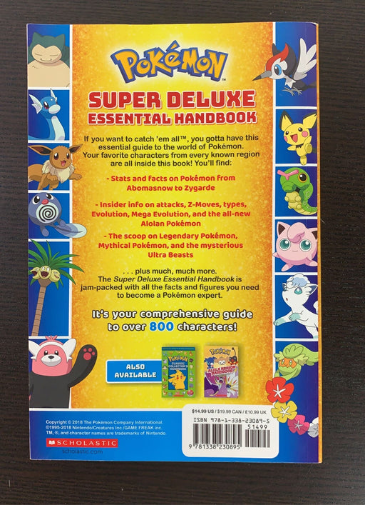 secondhand Scholastic Books Pokemon Super Deluxe Essentials Handbook