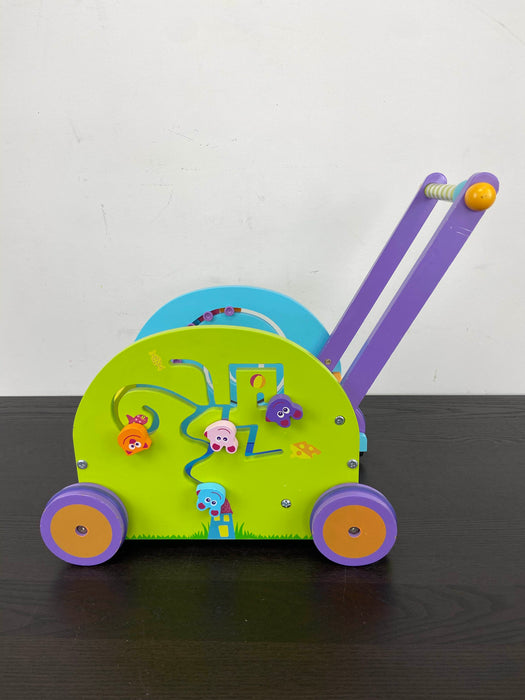 secondhand Boikido Wooden Push and Play Rabbit Wagon