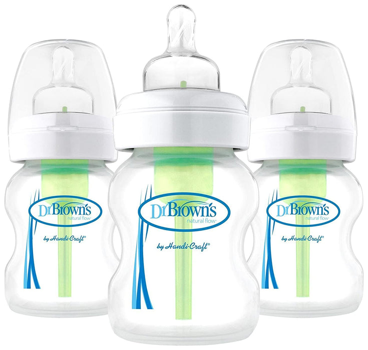 Shop Dr. Brown's Options+ Anti Colic Wide Neck Bottles, 3 Pack, 5oz at GoodBuy Gear