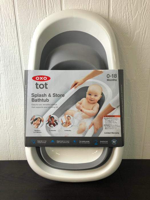 used OXO Tot Splash & Store Baby Bathtub