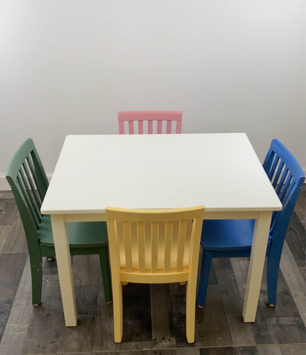 used Wooden Table And Chairs