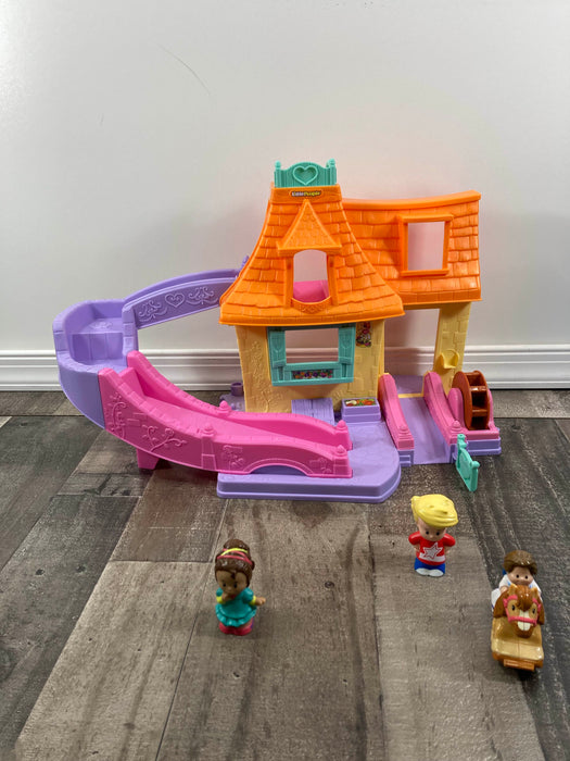 used Fisher Price Little People Belle Klip Klop Cottage