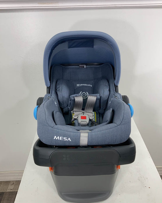 uppababy mesa blue marl UPPAbaby MESA Infant Car Seat, 2021, Henry (Blue Marl)