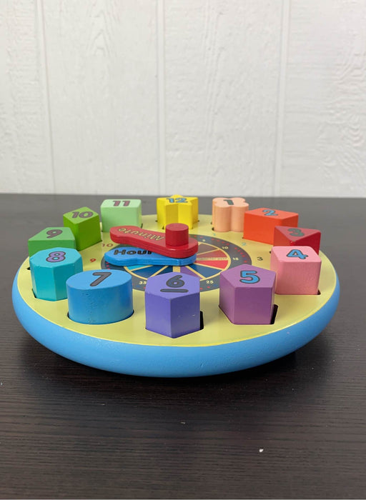 secondhand Melissa & Doug Shape Sorting Clock