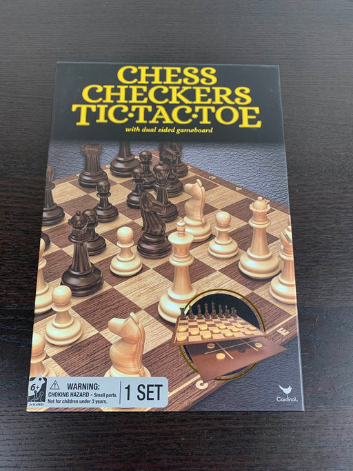 used Cardinal Chess Checkers Tic Tac Toe