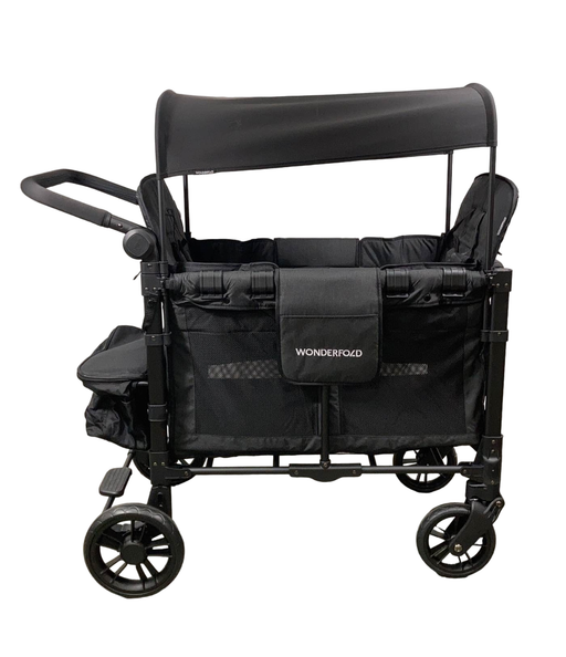 secondhand Wonderfold W2 Elite Multifunctional Stroller Wagon, 2023, Volcanic Black