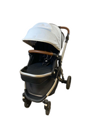 secondhand Mockingbird Single Stroller, 2020, Sky, Windowpane, Silver With Black Leather