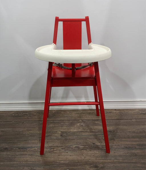 secondhand IKEA Blames Highchair, Red