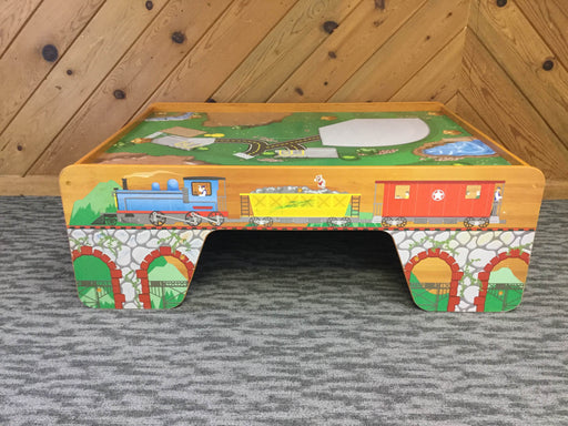 used KidKraft Side Bin Train Table