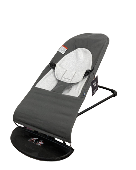 used BabyBjorn Bouncer Balance, Dark Grey/Grey, Light Gray Frame