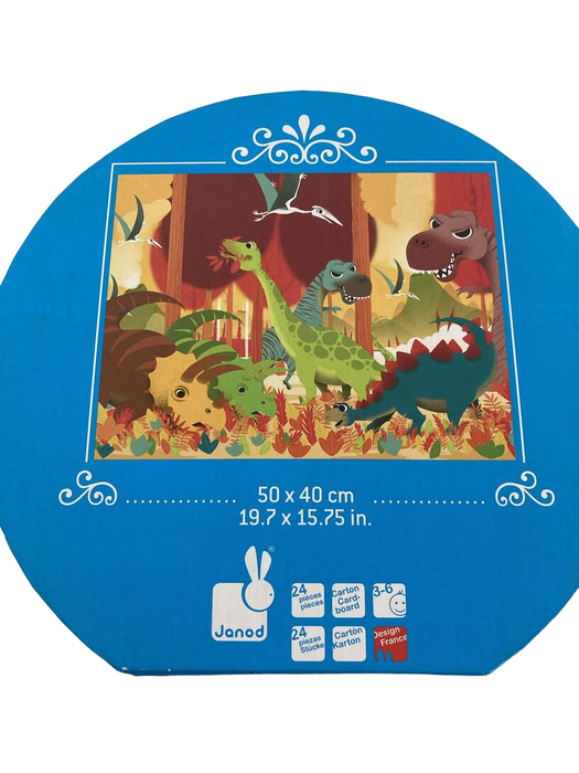 Shop Janod Hat Box Puzzle, Dinosaurs at GoodBuy Gear