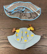 used Baby Sun Hat, With Removable Face Shield