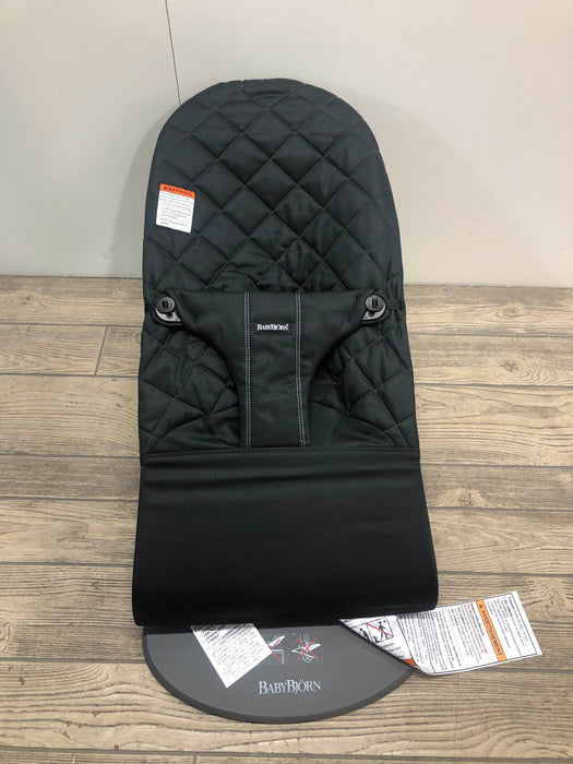 used BabyBjorn Bouncer Bliss, Black Cotton