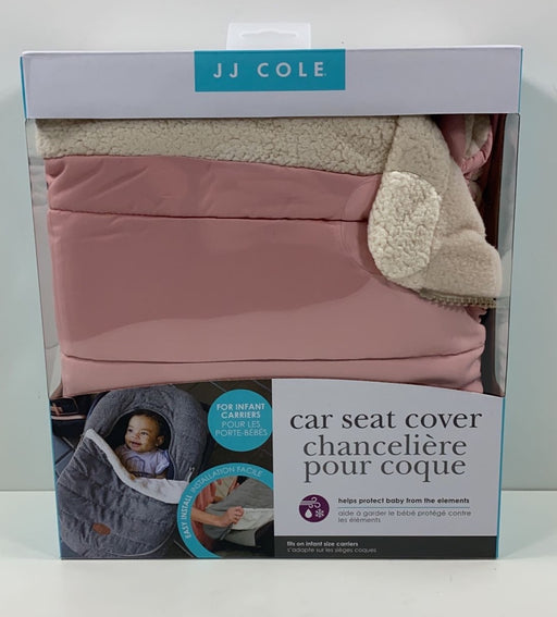 used JJ Cole Car Seat Cover, Blush Pink