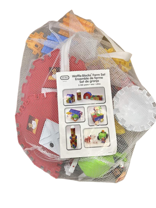 secondhand Little Tikes Waffle Blocks Farm