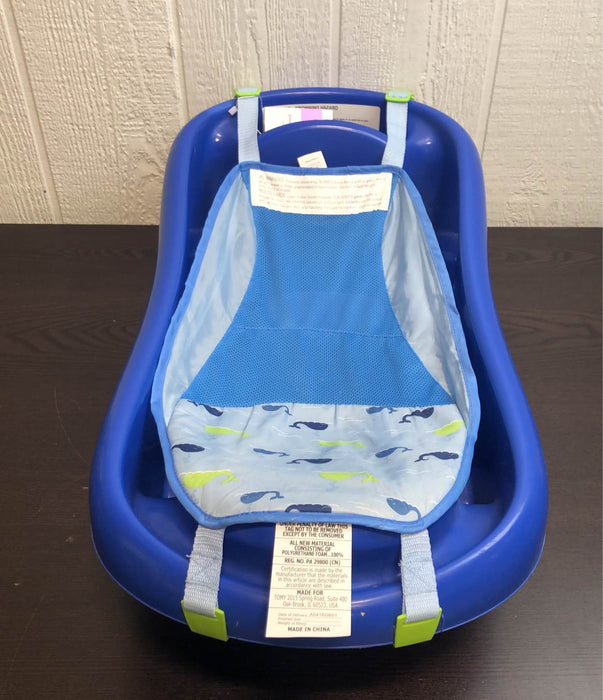 Shop TOMY Sure Comfort Deluxe Newborn To Toddler Tub, Blue at GoodBuy Gear