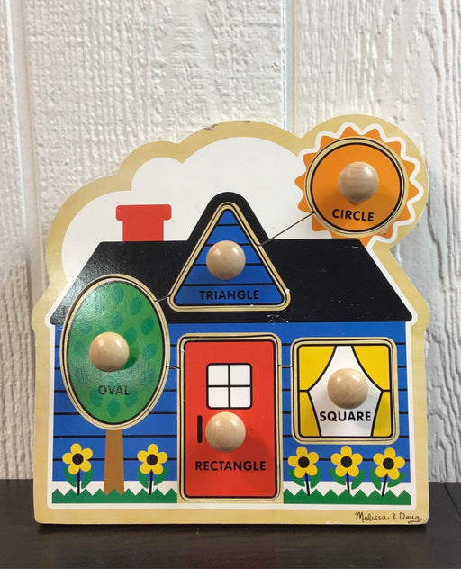 used Melissa & Doug Jumbo Knob Puzzle