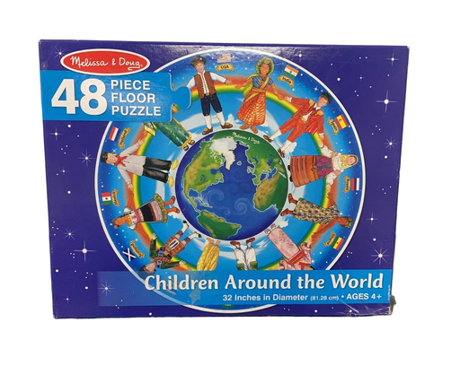 used Melissa & Doug Floor Puzzle, Children Around the World