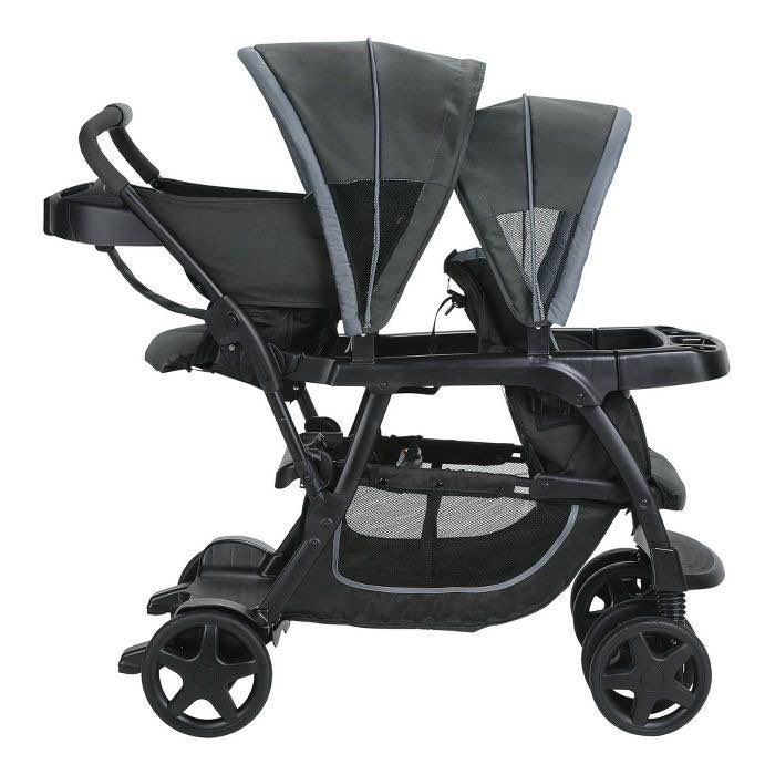 secondhand Graco RoomFor2 Stand And Ride Double Stroller, 2018