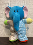 used Beverly Hills Teddy Bear Co Blue Elephant Rattle