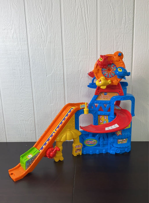 used VTech Go! Go! Smart Wheels Race & Play Adventure Park