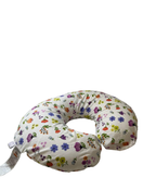 used Boppy Nursing and Infant Support Pillow, Pink with white flowers.