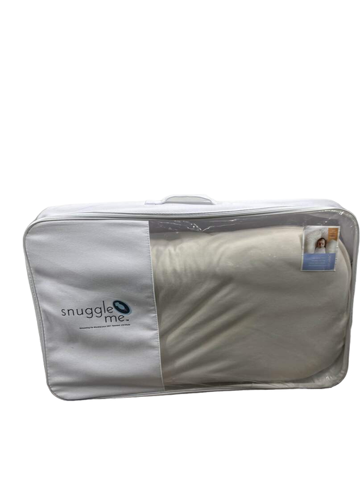 used Snuggle Me Organic Sensory Infant Lounger with Cover, Natural