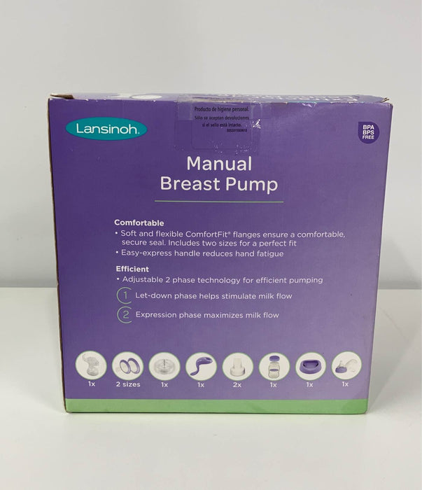 secondhand Lansinoh Manual Breast Pump