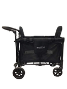 secondhand Wonderfold W2 Original Multifunctional Double Stroller Wagon, 2021, Black