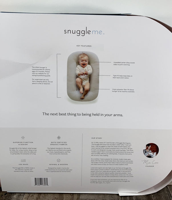 Shop Snuggle Me Organic Infant Lounger, Sugar Plum at GoodBuy Gear