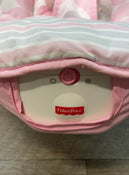 secondhand Fisher Price Baby Bouncer, Pink Ellipse