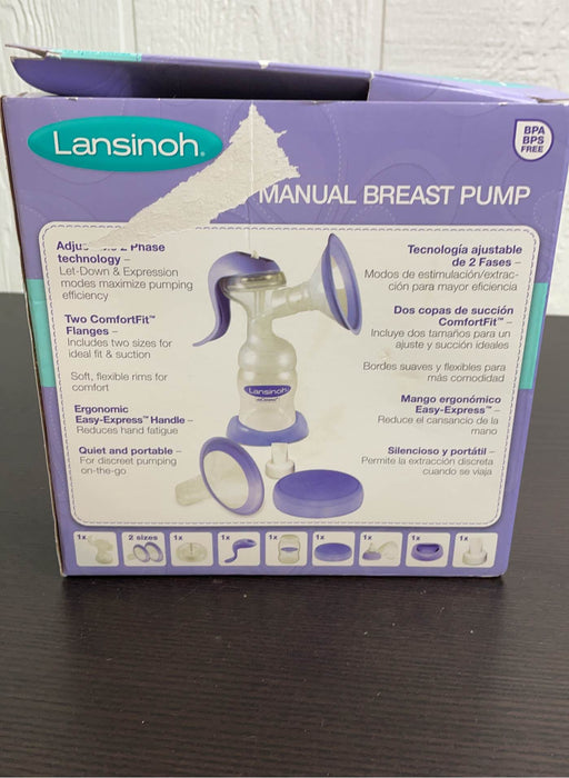 secondhand Lansinoh Manual Breast Pump