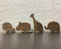 used Craft Boutique Wooden Animal Wall Hooks