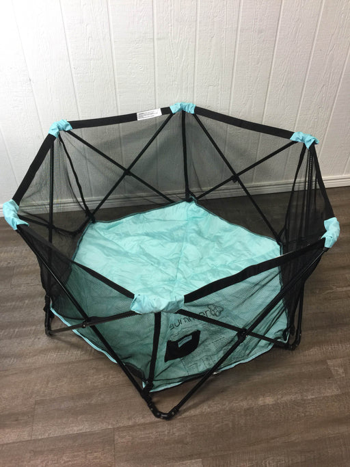 used Summer Infant Pop 'N Play Portable Playard With Canopy