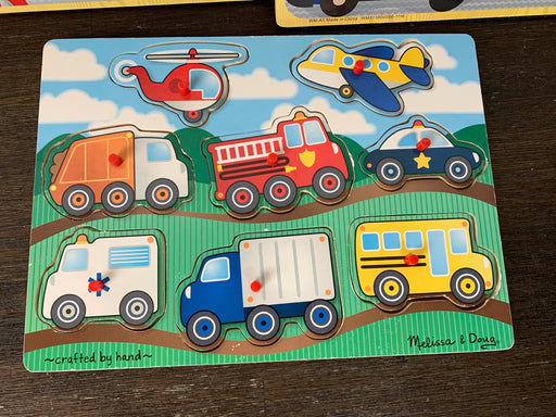 secondhand BUNDLE Melissa & Doug Wooden Puzzles