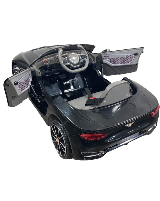 secondhand Kimbosmart 12V Electric Vehicle Battery Powered Car with Remote Control Toy Vehicle, Bentley Black