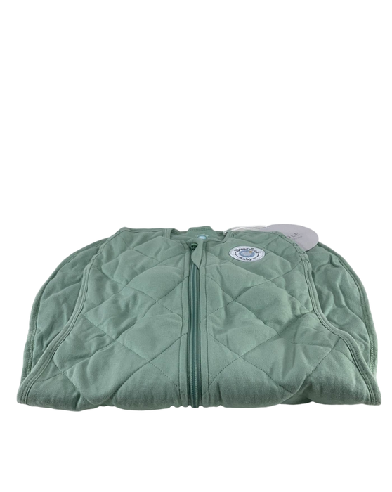 used Dreamland Weighted Swaddle, Green Fall, 0-6 months