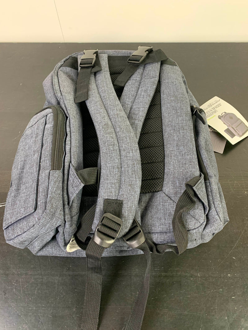 Eddie Bauer Bridgeport Diaper Backpack, Blue