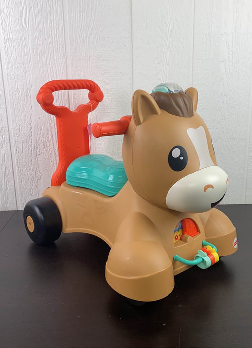 secondhand Fisher Price Walk Bounce Ride Pony