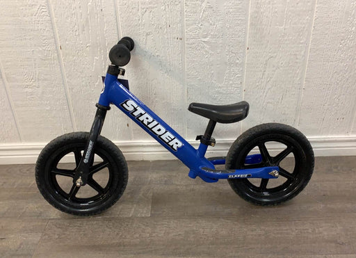 used Strider Balance Bike 12 Classic, Blue, Classic 12"