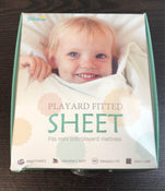 used Biloban Playard/Mini Crib Sheet