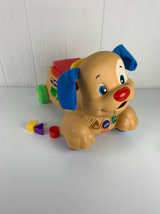 used Fisher Price Laugh And Learn Stride-To-Ride Puppy