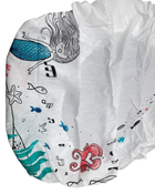 secondhand JumpOff Jo Fitted Mini Crib Sheet, Moonlight Mermaid