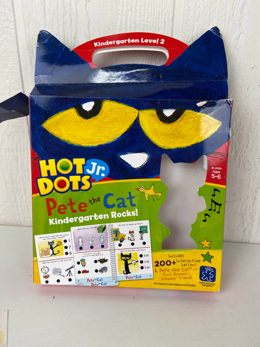 secondhand Educational Insights Hot Dots Jr. Pete The Cat: Kindergarten Rocks!