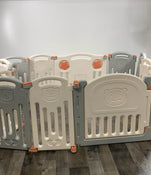 used Costway Foldable Baby Playpen 14 Panel Activity Center Safety Play Yard