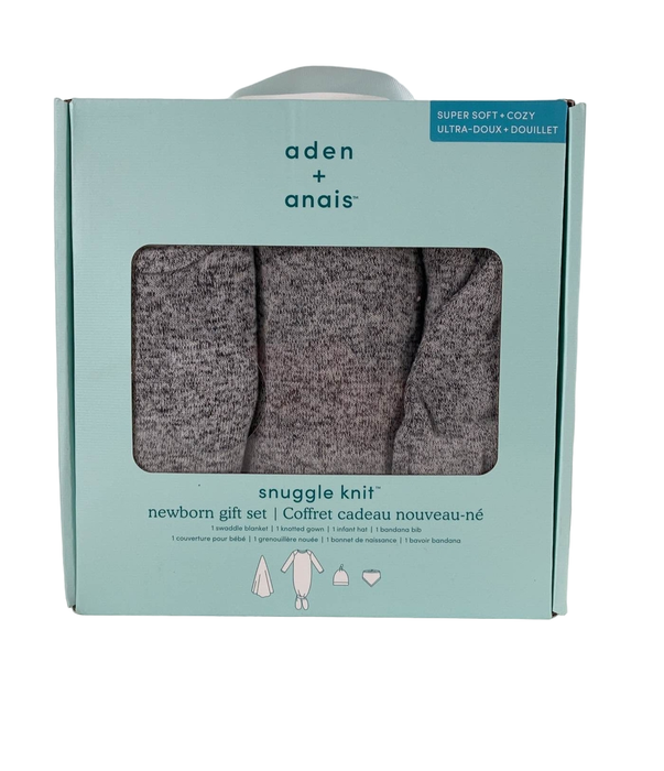 Shop Aden + Anais Snuggle Knit Newborn Gift Set, Heather Grey, Small (0-3 months) at GoodBuy Gear