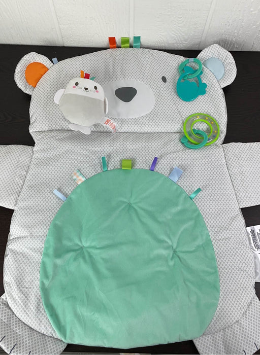 used Bright Starts Tummy Time Prop & Play Mat, Bear