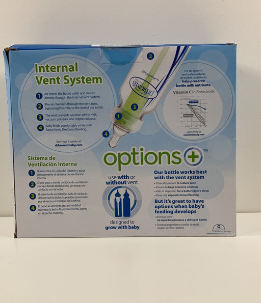 secondhand Dr. Brown's Options+ Bottle Newborn Gift Set, Anti-Colic