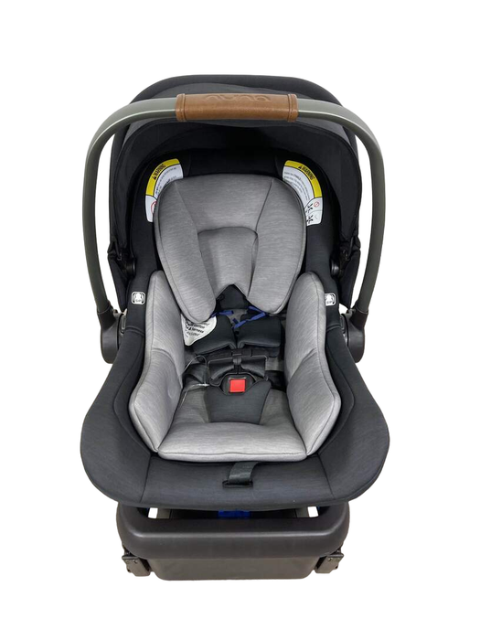 used Nuna Pipa Lite Infant Car Seat, Caviar, 2021