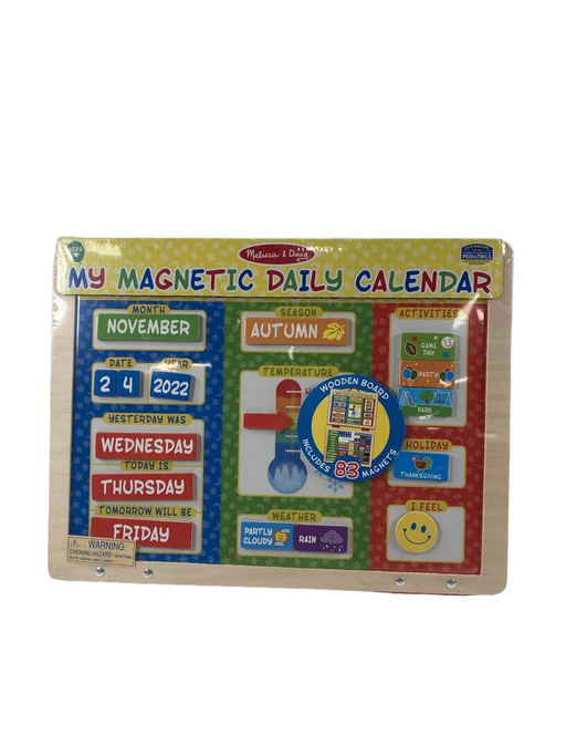 used Melissa & Doug My First Daily Magnetic Calendar